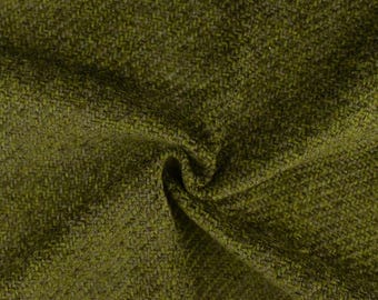 Moss Green Upmarket Chenille Woven Heavy Duty Upholstery Fabric|Olive Green Luxury Couch Chair Fabric By The Yard-55"W/780GSM