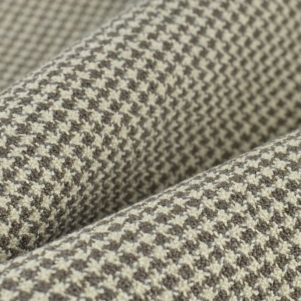 Small Houndstooth Heavy Weight Tweed Upholstery Fabric Great For Sofa, Sectional,Chair,Pillow Upholstery Project