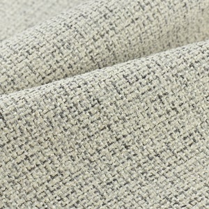Heavy Weight Cream Tweed Textured Upholstery Fabric For Chair|Modern Furniture Upholstery Fabric By The Yard|-55“W/550GSM