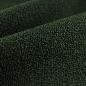 Vintage Green Texture Boucle Upholstery Fabric By The Yard For Boucle Chair Boucle Pillow