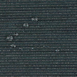 Teal Blue Stripe Textured Woven Outdoor Upholstery Fabric For Chair Sofa|Garden Patio Furniture Fabric For Cushion Pillow