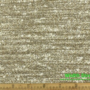 Designer Upmarket Heavy Weight IrregularCream Tan Cotton Wool Blend Boucle Upholstery Fabric For Chair Couch|Soft Chunky Furniture Fabric image 5