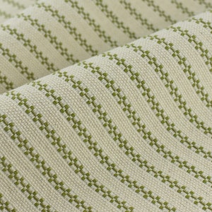 100 puur katoen groen blauw roest zwarte streep jacquard jacquard geometrische bekleding en draperie gordijnstof | natuurlijke katoenen stof voor meubels