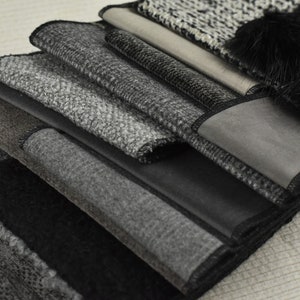 Designer Schweres Baumwollleinengewebe / reiner Wolle-Polsterstoff für Innendesign|Schweres Gewicht 100% Wolle Stuhl Couchkissen