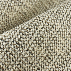 Tissu d'ameublement tissé épais en laine et coton | Tissu d'ameublement texturé tweed multicolore pour canapé, chaise de salle à manger
