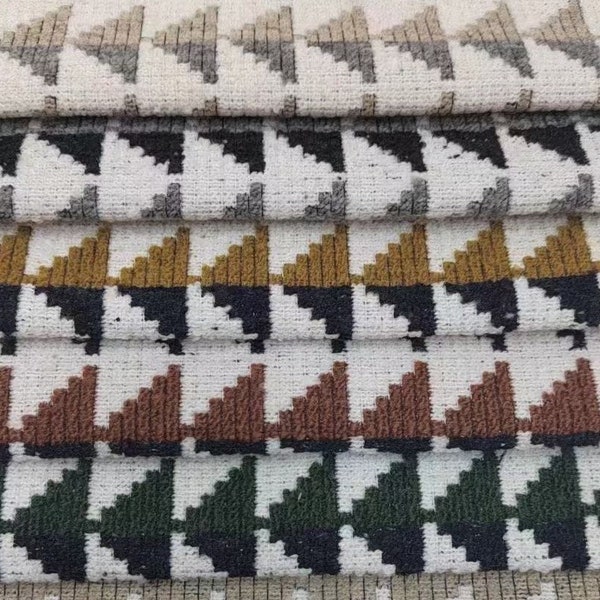 Marokkanischer Dreiecks-geometrischer Innenbauernhaus-Polsterungsstoff Boho Minimalist Wollmischgewebe Wohnkultur für Stuhl Couch Kissen