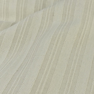 100% Pure Cotton Green Ivory Cream Stripe Geometric Upholstery Fabric by the Yard| Vintage Fabric For Drapery Curtain Table Cloth Bedspread