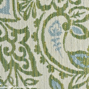 Green Upholstery Group Paisley Linen Blend Home Decor Upholstery Fabric|Strip Jacquard Upholstery fabric|Green Check Upholstery Fabric