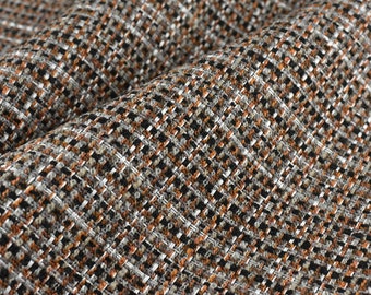 Heavy Textured Fabric With Waffle-Weave Look|Perfect and Beautiful Upholstery Fabric For Dining Chairs|Fabric For Ottoman Pillow Headboard