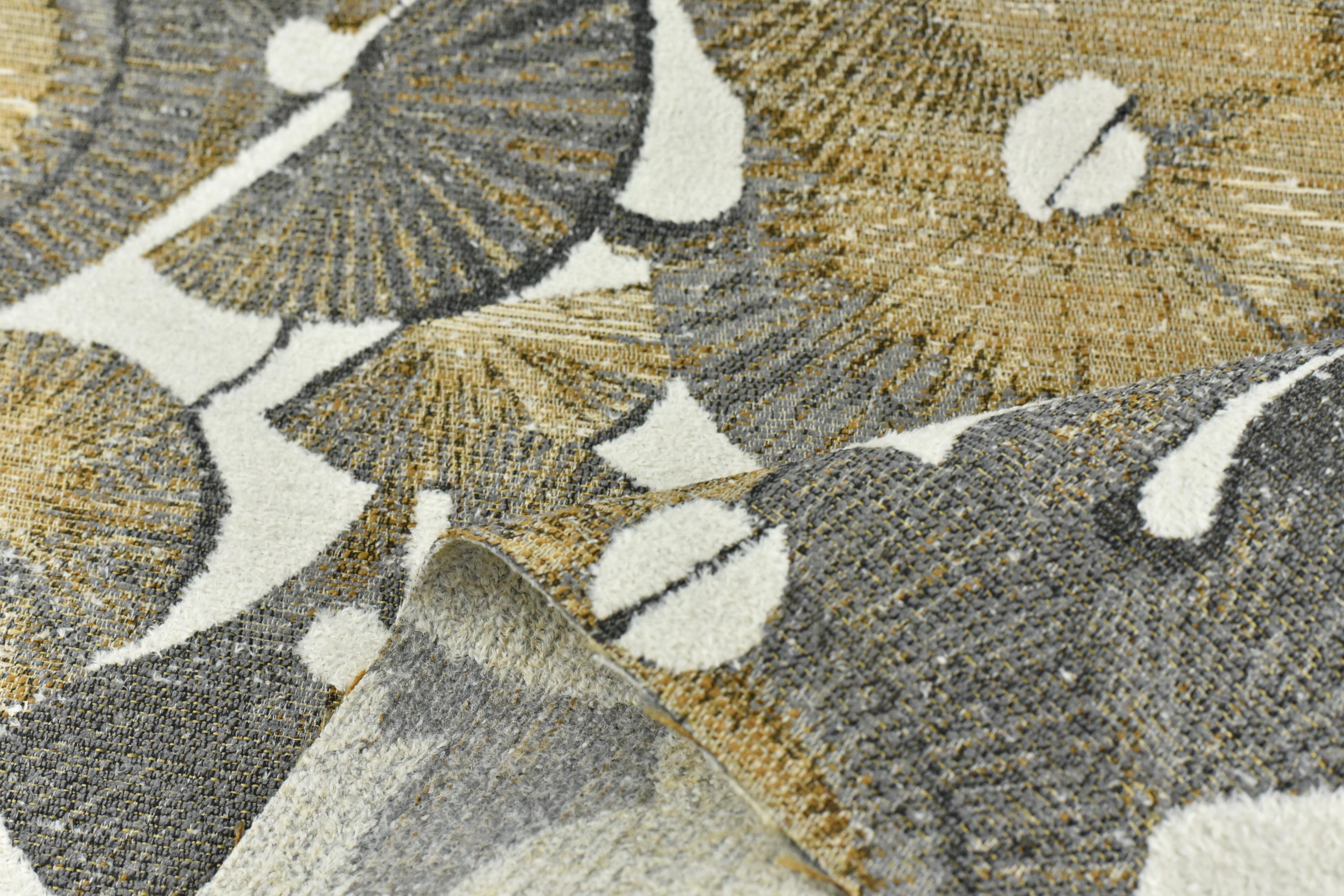 Mid Century Modern Designer Lotus Leaf Woven Upholstery Fabric|heavy ...