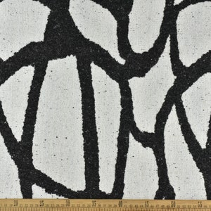 Designer Moderner abstrakter geometrischer Streifen Boucle-Polsterstoff|