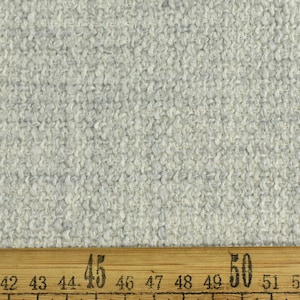 Heavy Weight Woven Linen Blend Light Grey Upholstery Fabric For Dining Chair and Couch|Modern Home Decor Furniture Fabric For Ottoman