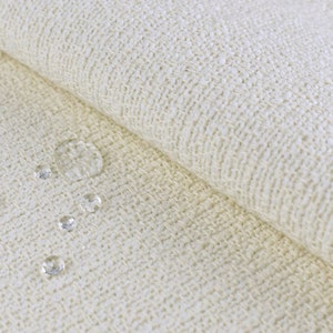 Stain Resistant Easy Clean Upholstery Fabric|Ivory Chunky Textured Performance Upholstery Fabric|Heavy Weight Furniture Fabric 720GSM