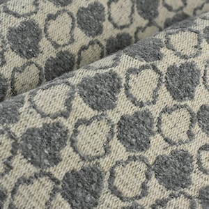 Moderner Geometrischer Hochleistungs-Woll-Boucle-Polsterstoff|Woll-Leinen-Baumwollmischung weicher Hand klobiger Polsterstoff für Stuhl Couch
