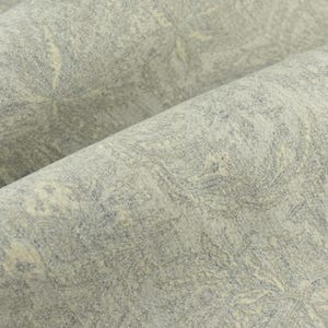Schwerer cremefarbener Wollmischung Natürlicher Jacquard-Polsterstoff für Stuhl | Hochwertiger Vintage-Möbelstoff (75% Wolle)