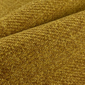 High End Gold Chenille Woven Heavy Duty Upholstery Fabric|Yellow Luxury Home Decor Couch Chair Fabric By The Yard-55&quot;W/740GSM