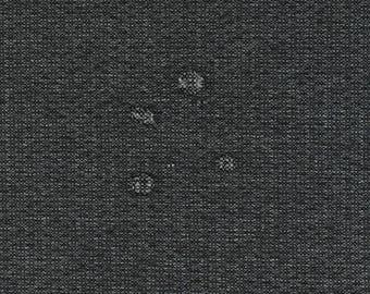 Tela de tapicería lisa para exteriores, resistente al agua y a los rayos UV, en color carbón, para cojines de sillas/muebles de interior y exterior, cortada a medida.