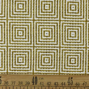 Geometric upholstery Fabric|Home Decor Fabric| Yellow Blue Black Fabric For Chair Upholstery
