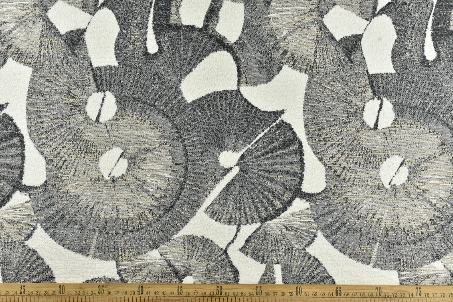 Mid Century Modern Designer Lotus Leaf Woven Upholstery Fabric|heavy ...