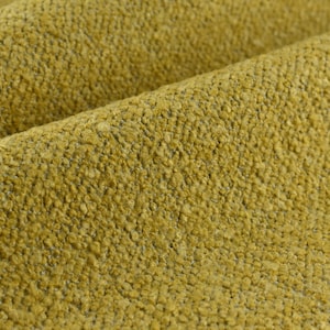 Heavy Weight Texture Chunky Boucle Upholstery Fabric By The Yard|Mustard Yellow Boucle Fabric For Chair Sofa Couch Pillow Headboard