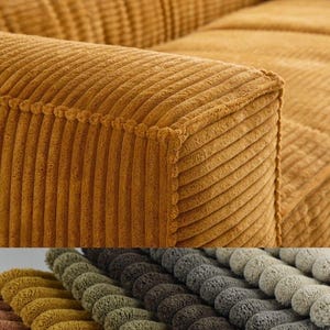 Heavy Wide Wale Corduroy Srtip Velvet Upholstery Fabrics|Boho Home Decor Fabric|1.5 Wale Thick Jumbo Corduroy Fabric By The Yard-16 Colors