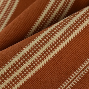 Heavy Weight 100 Pure Cotton Blend Vintage Wider Stripe Jacquard Upholstery Drapery Fabric For Chair|Retro Cotton Linen Blend Canvas Fabric