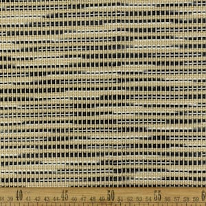 Extra Schwerer Gold Schwarz Gestreifter Polsterstoff Für Stuhl Ottomane | Mehrfarbiger Metallic-Texturstoff für Kissenkissen
