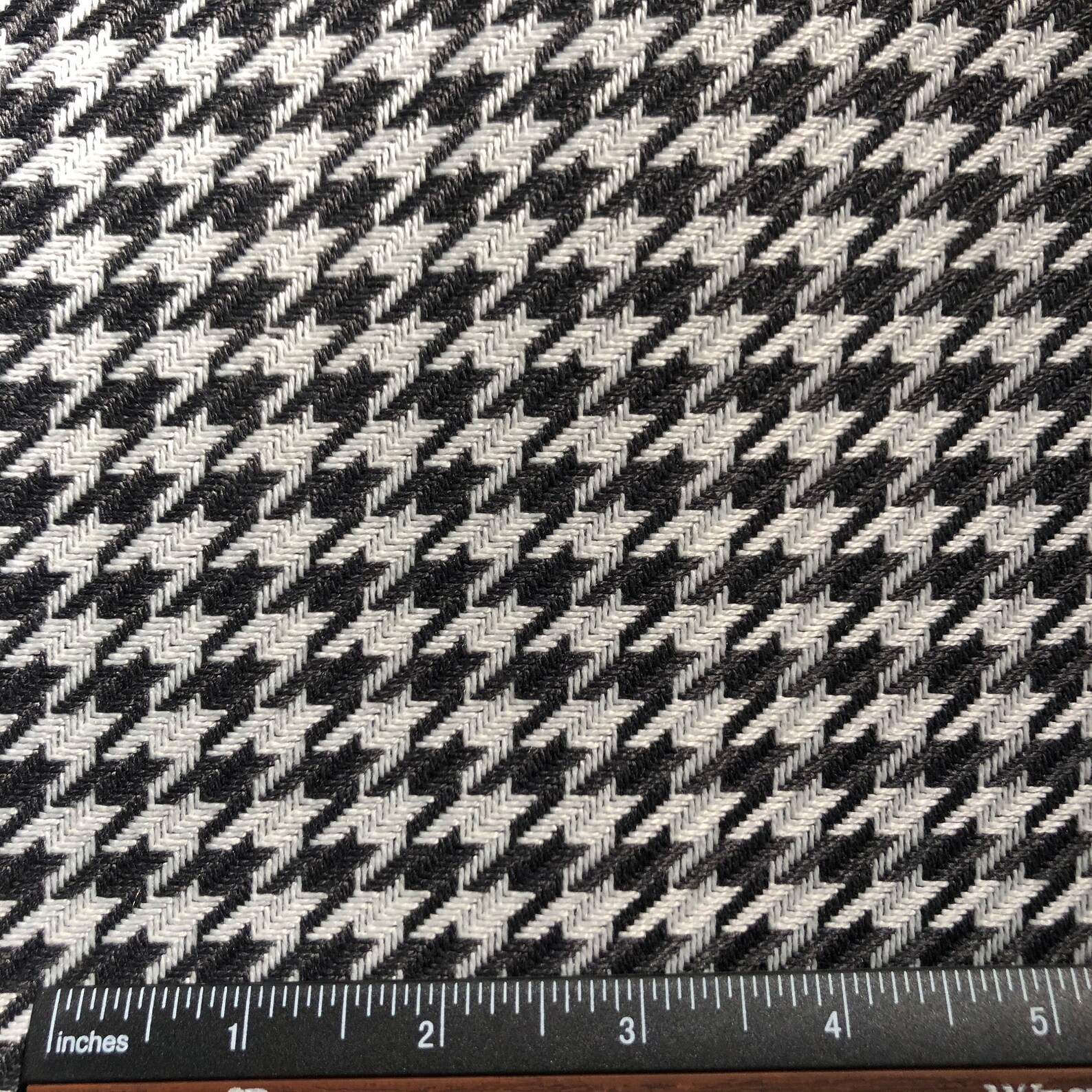 Woven houndstooth fabric heavy duty thick upholstery fabric in Etsy