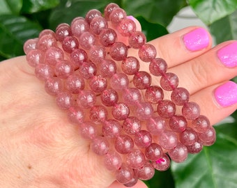 One Cherry Tanzurine Quartz Bracelet 8mm