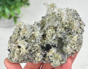 Rare Quartz with Arsenopyrite & Muscovite from Yaogangxian Mine, China