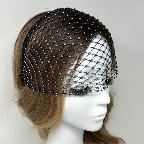 New Birdcage Veil Black Veil White Veil Available in Black Etsy