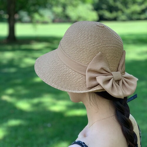 New Vintage Summer Straw Hat Beach Hat 