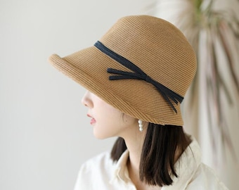 COMVIP Adults Retro Summer Beach Solid Casual Sun Hat Party Fedora Caps COMVIP Adults Retro Summer Beach Solid Casual Sun Hat Party Fedora Caps