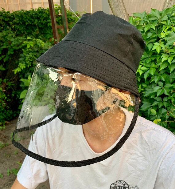 Facial Shield hat with visor for protection Male Female Adjustable V103