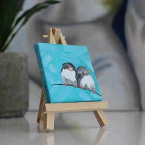 Birds tiny painting