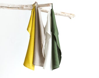 Linen tea towel, Natural linen dishclothes, Linen kitchen towel, Soft linen towel, Linen kitchen gift towel, Eco Tea towel.