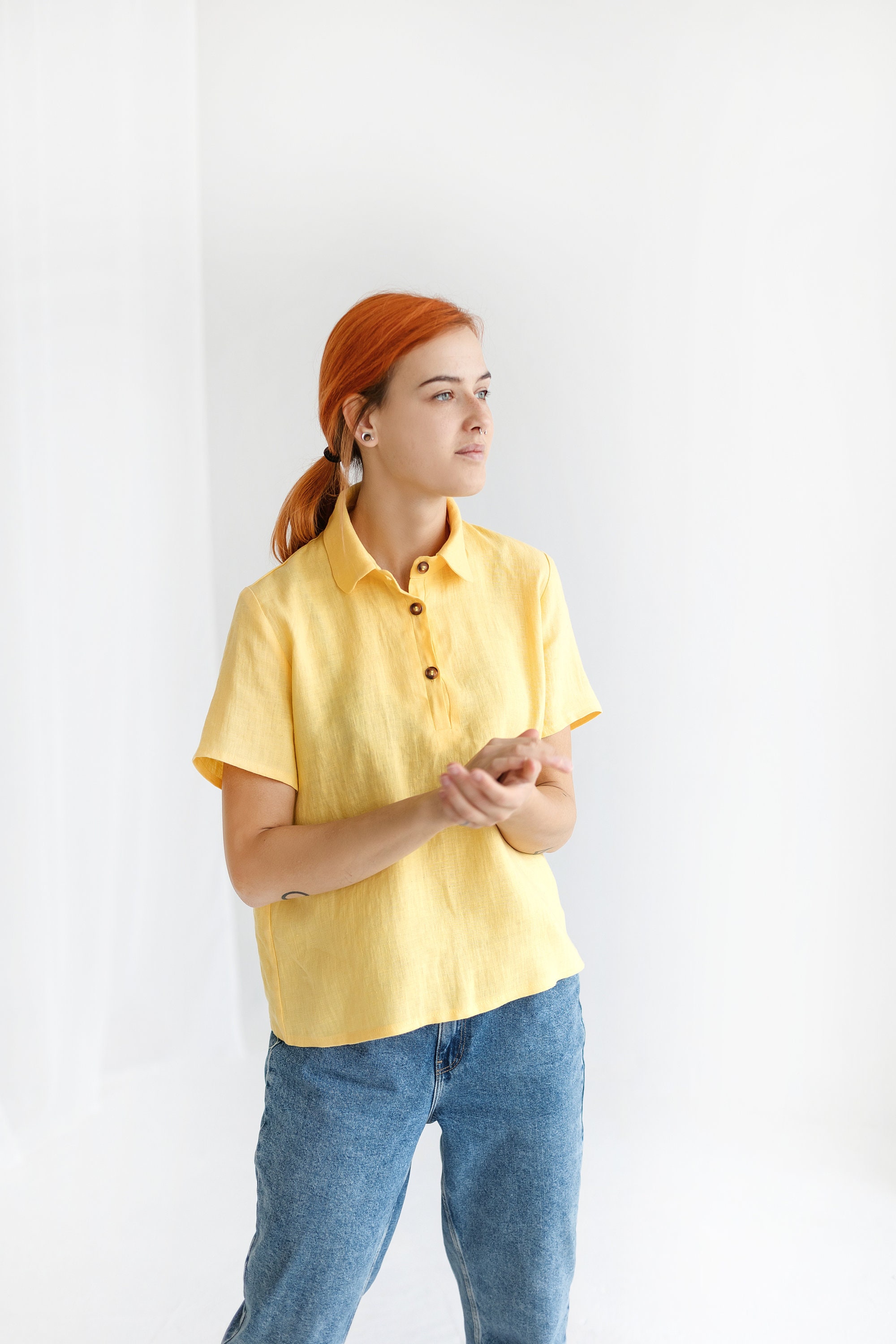 Ship Linen Button Shirt - Etsy 