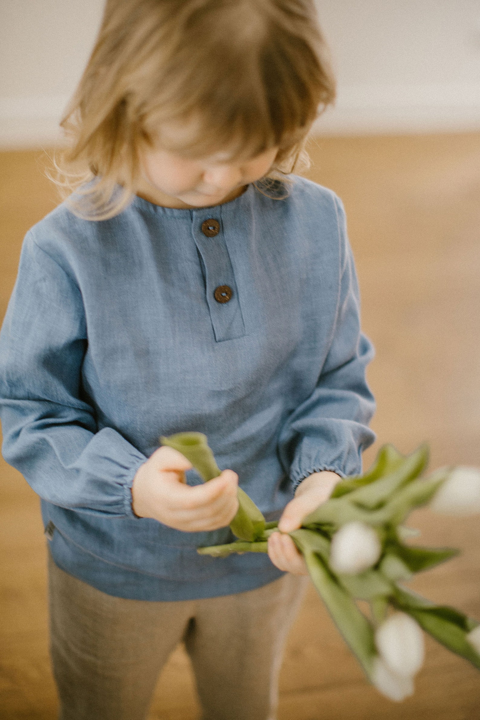 Linen Stripes Shirt for Boys