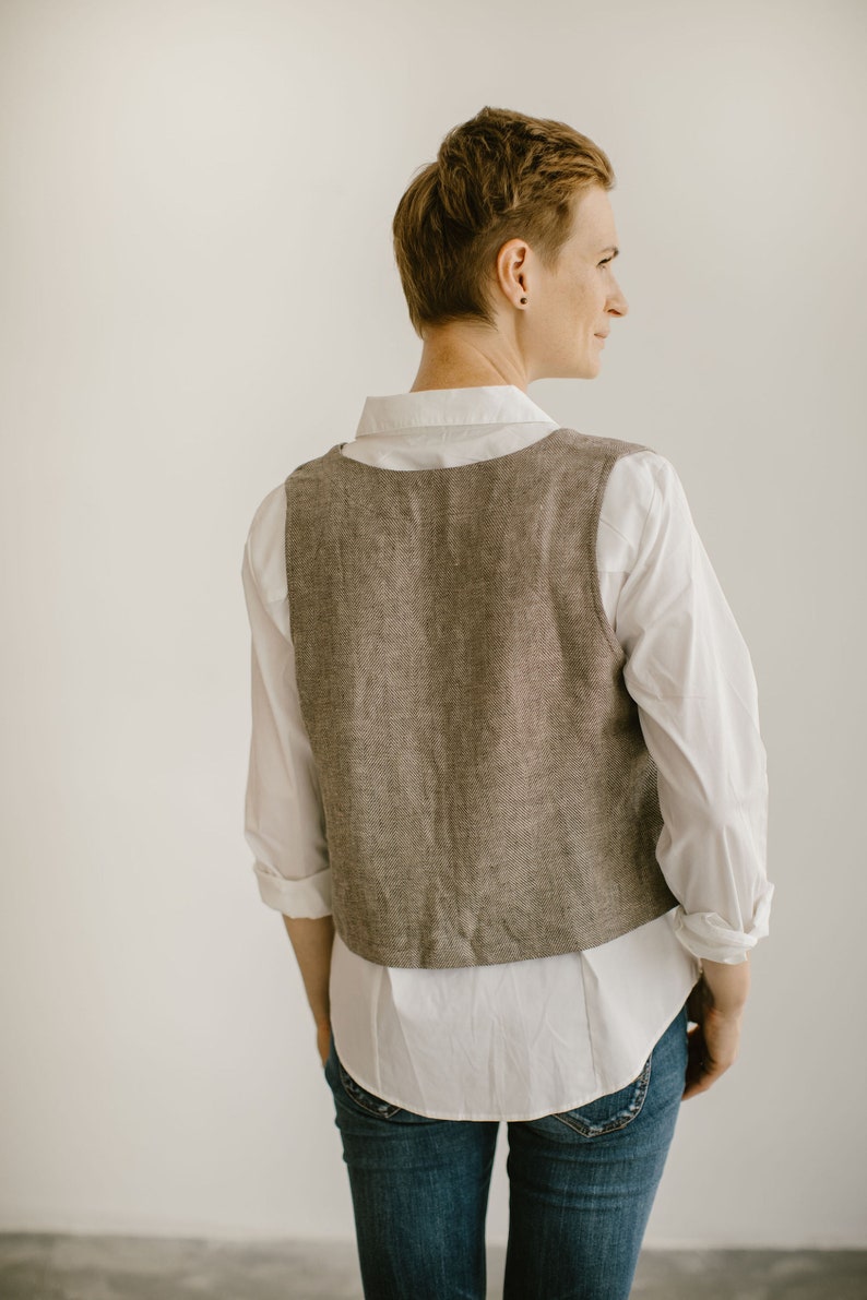 Linen Vest Women Linen White Vest Linen Tank Top Linen Etsy