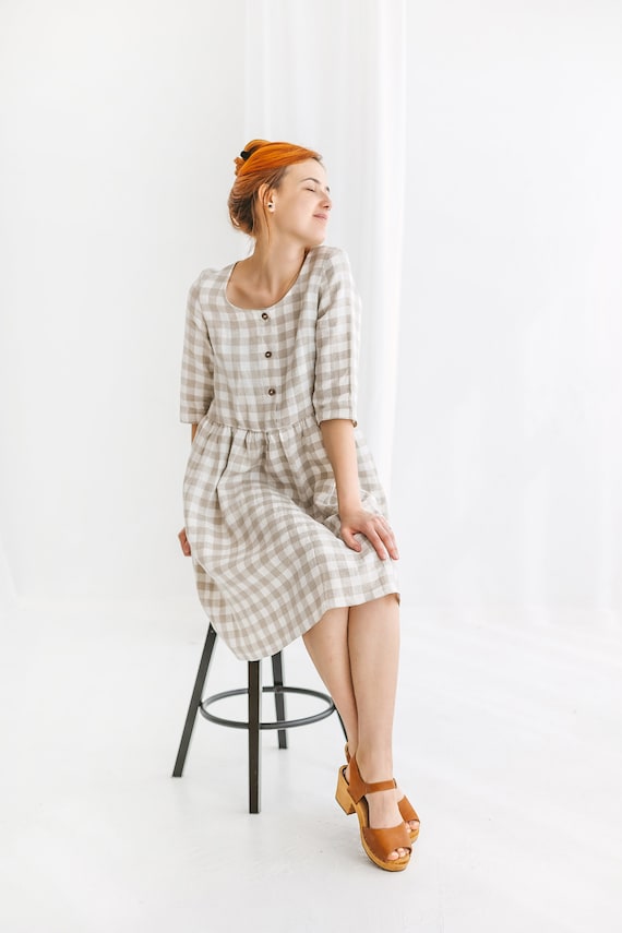 knee length dresses for ladies Janet Long Dress