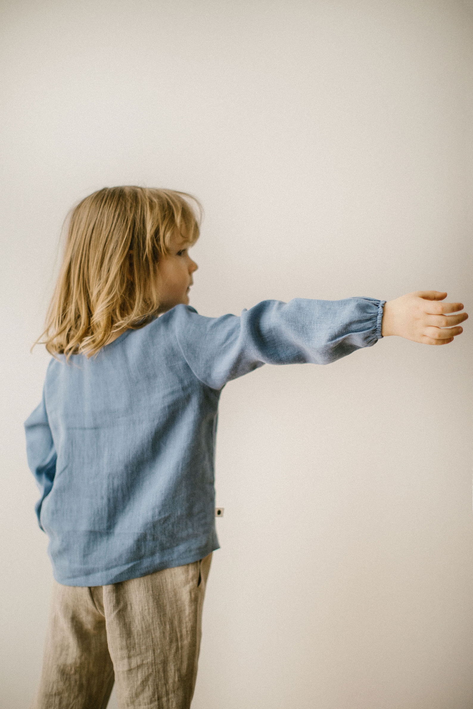 Kids' Linen Shirt FAN PALM