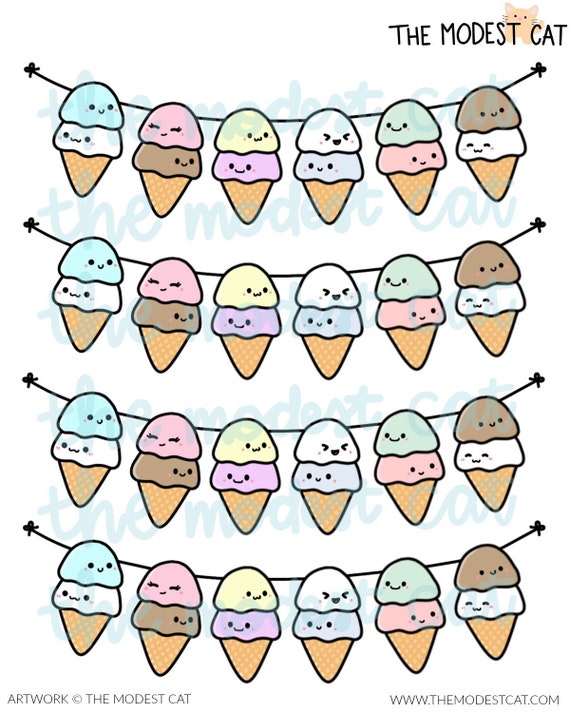 large cute ice cream