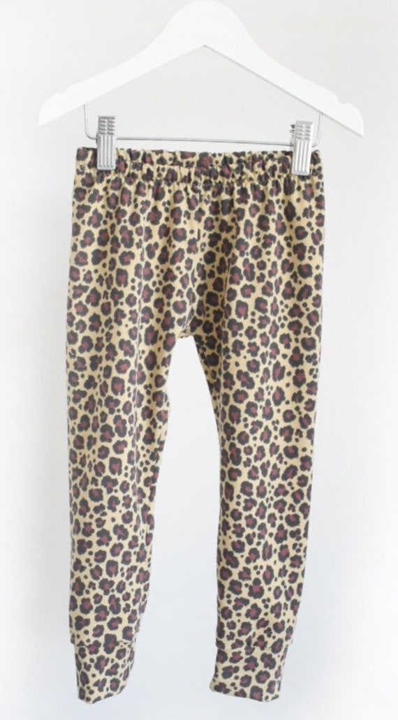 leopard print baby leggings