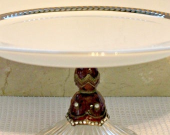 white cake stand etsy