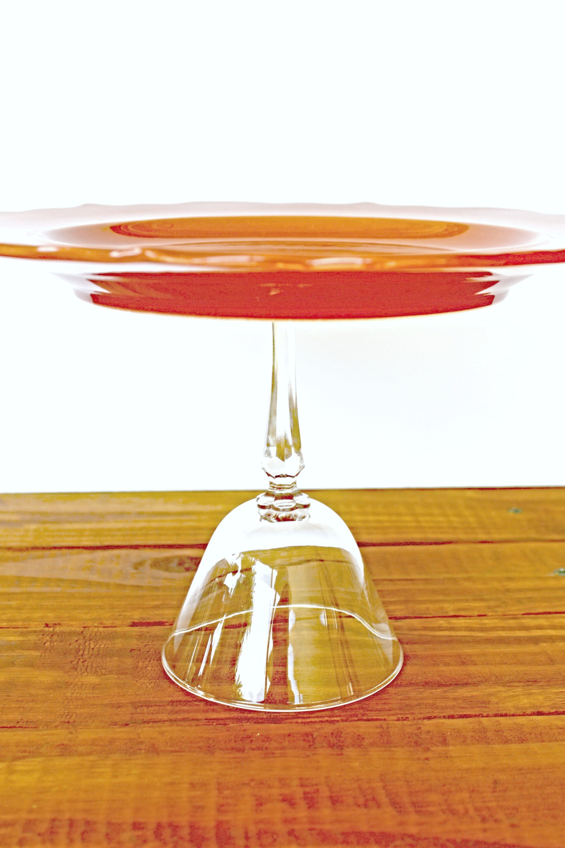 Halloween Cake Stand 11 in Cake Stand Upcycled Cupcake Etsy