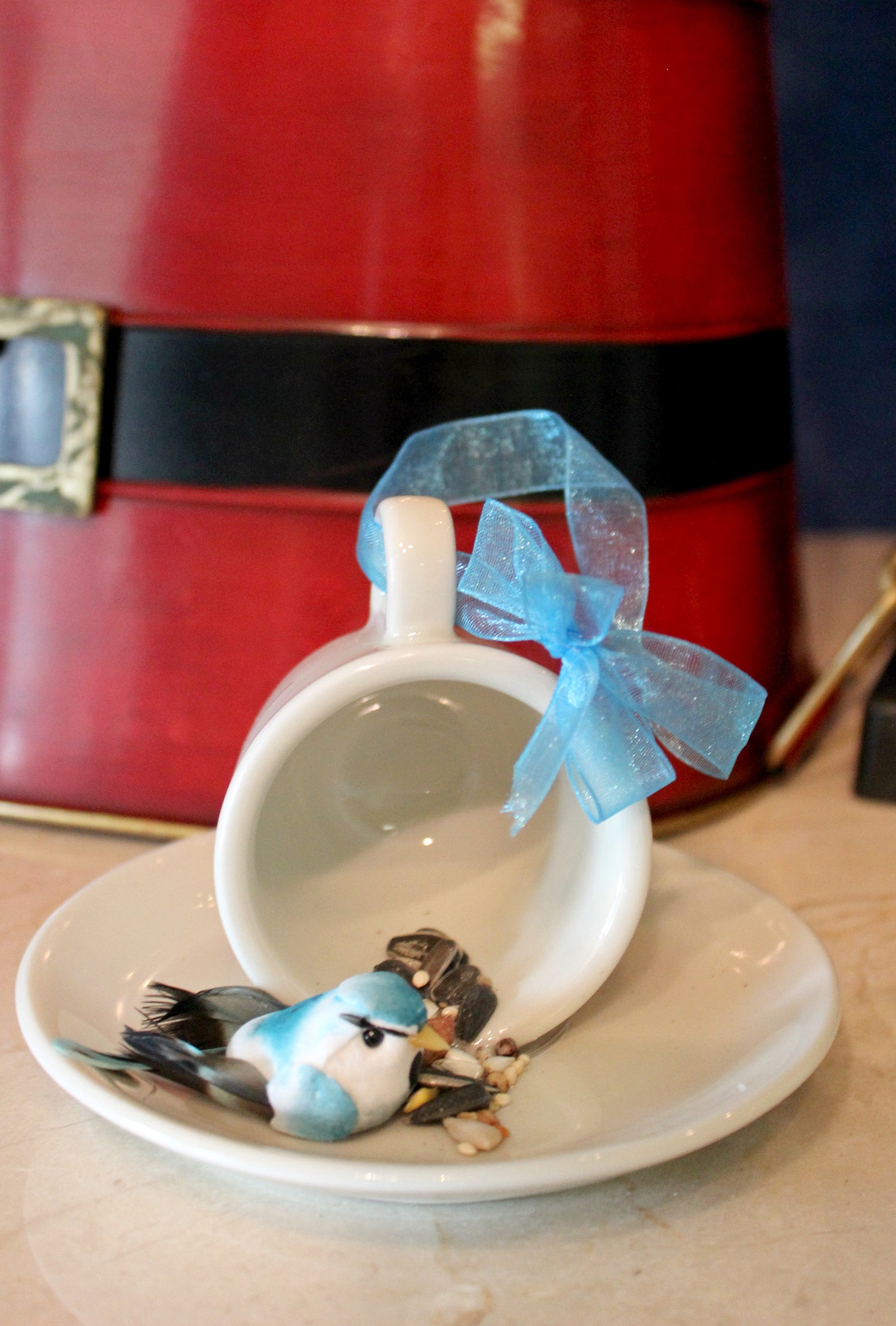 Christmas Bird Feeder Ornament Holiday Gift Ornament Gift Etsy