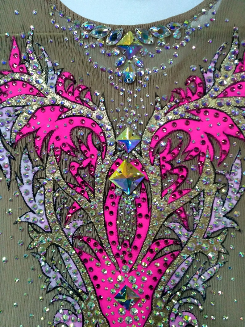 Rhythmic gymnastic leotard