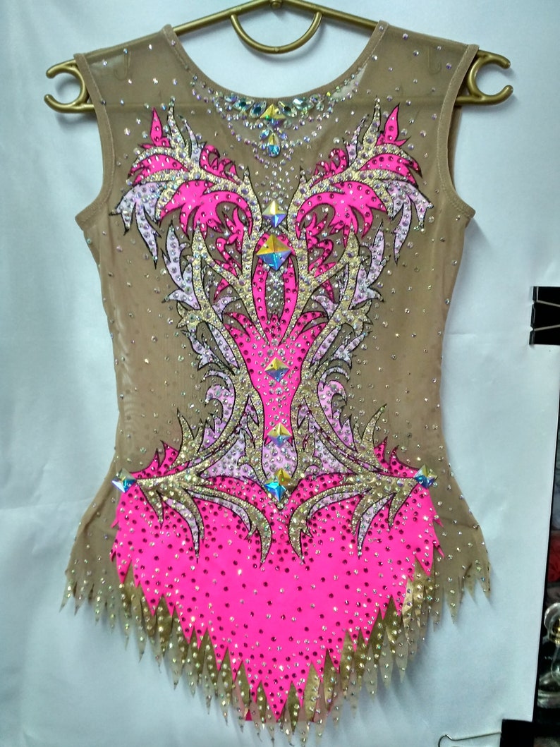 Rhythmic gymnastic leotard