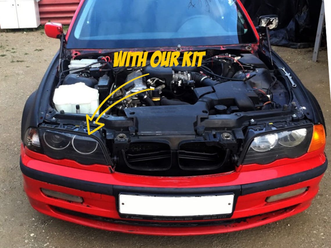 BMW E46 Headlight Blackout Kit 323 325 328 330 M3 Etsy