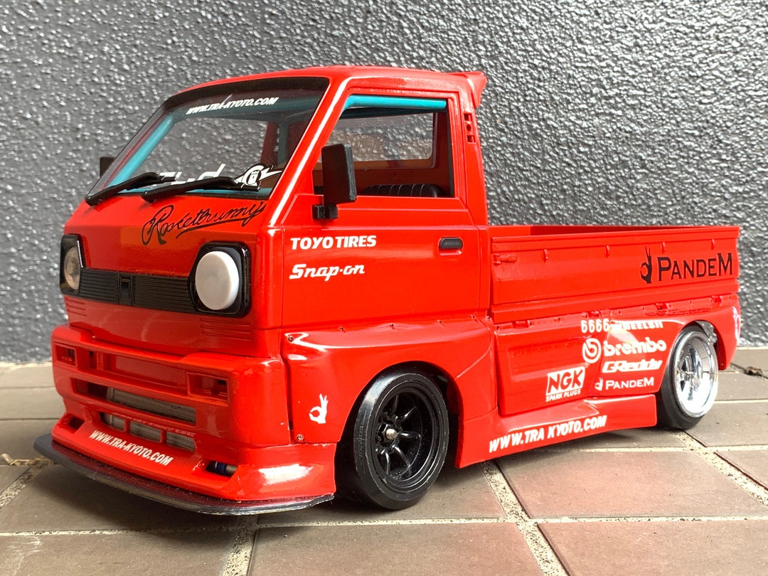 WPL D12 RC Car Truck Wide Body Kit HOONIGAN Pandem Kei Truck Rc Drift